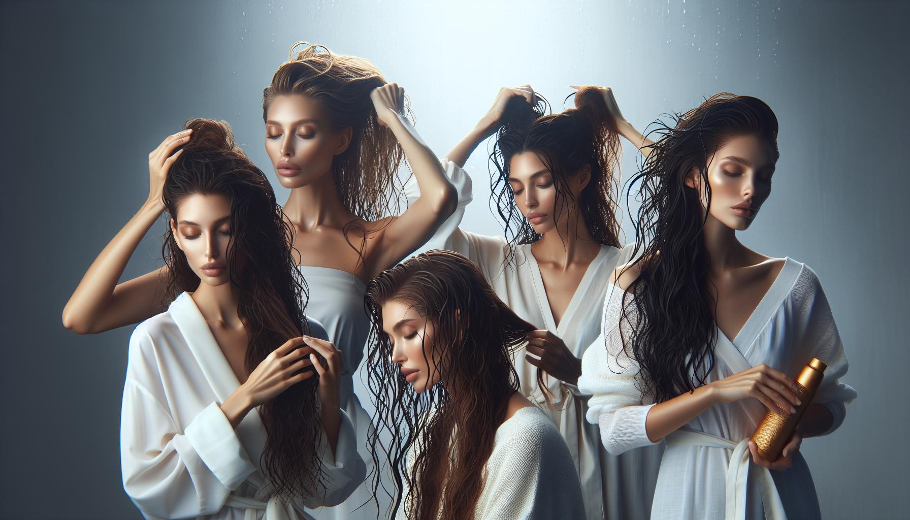 Can you tie up wet hair without damaging it? Expert advice