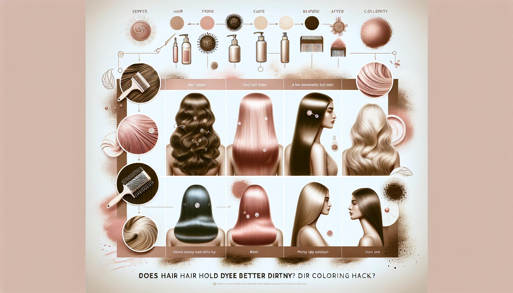 Does hair hold dye better when dirty? Coloring Hacks