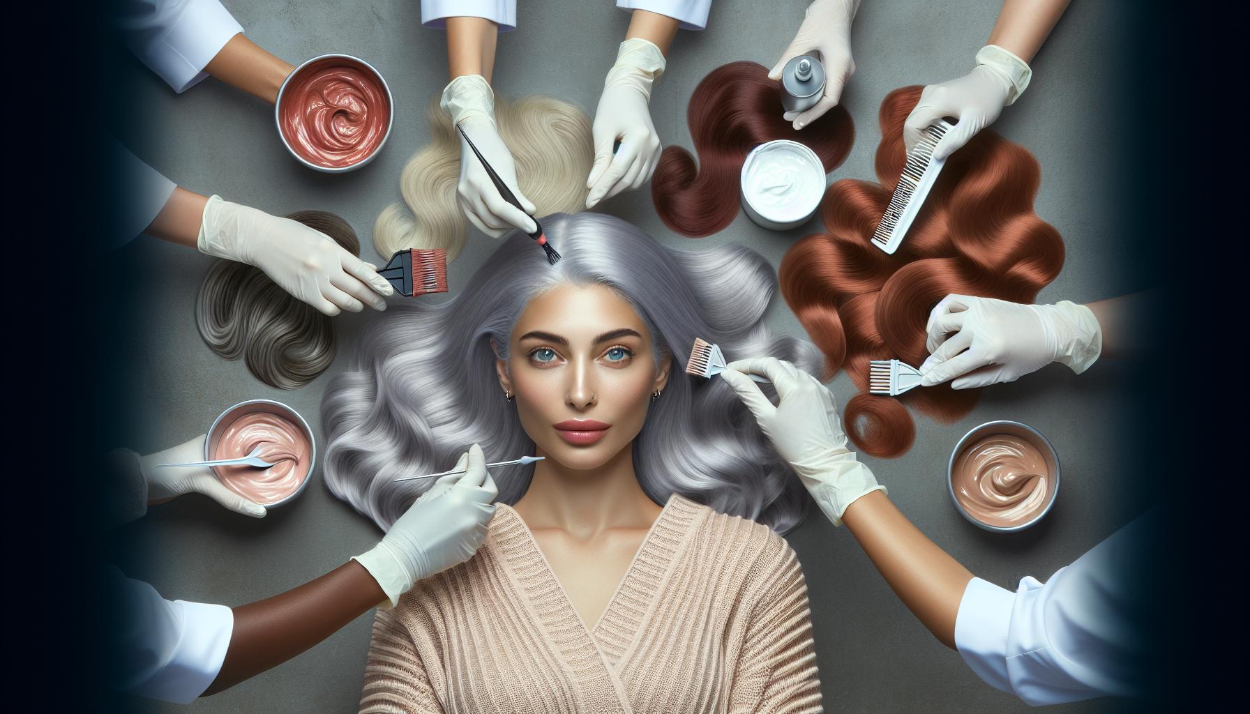 Step-by-Step Guide to ⁢Dyeing Gray Hair at ⁢home