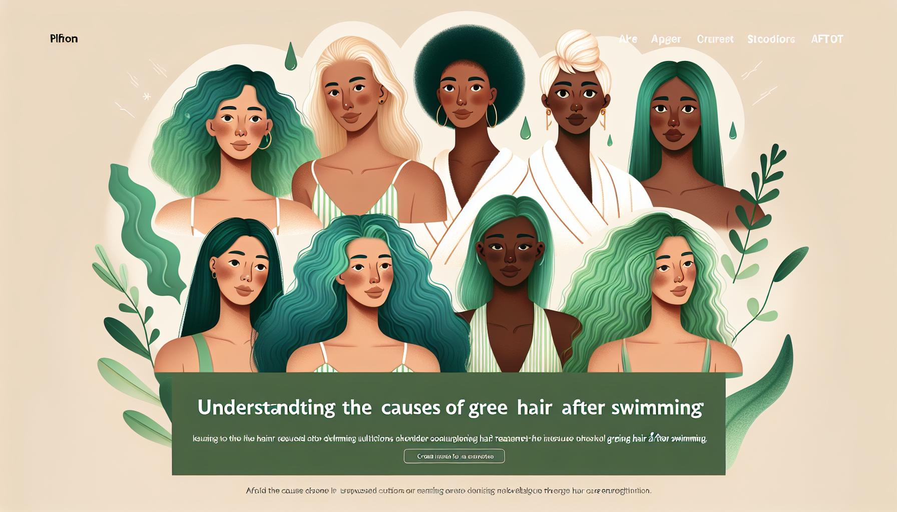 Understanding the causes of Green Hair After Swimming