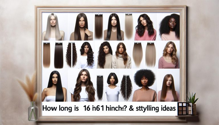 How Long Is 16 Inches Of Hair? Visual Guide & Styling Ideas » TownHair.net